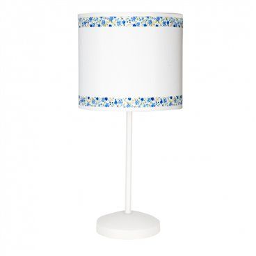 FAB 107371008 | Sobremesa Cenefa Blanco/azul 1xe14