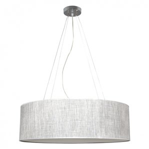 FAB 107698028 | Pingente Assunção 4xe27 Cinza Regx80d