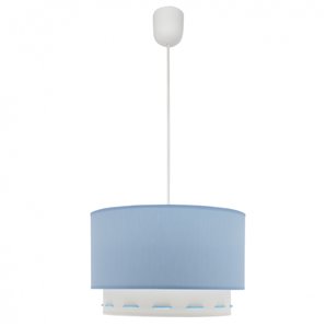 FAB 111293008 | Colgante Trazos 1xe27 Celeste 30d
