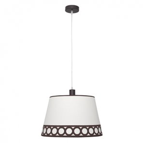 FAB 114894002 | Colgante Dalia 1xe27 Beis/marrón