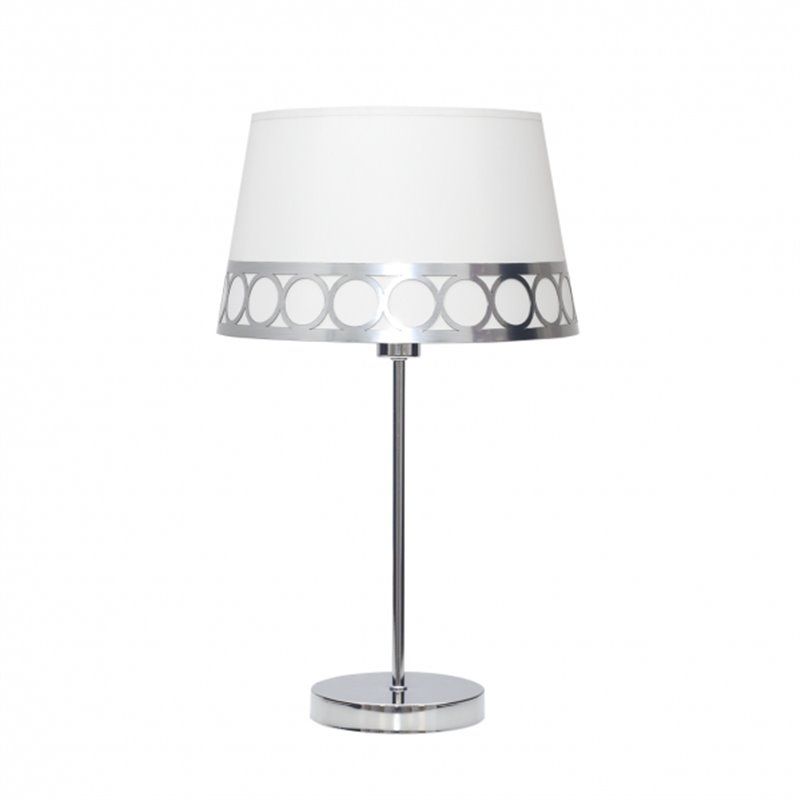 FAB 114871010 | Dalia Lâmpada de mesa 1xe14 Branco/prata
