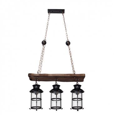FAB 124493002 | Colgante Rustico Cortijo 3xe27 Marron