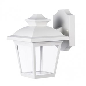 FAB 126361001 | Aplique Exterior Maca 1xe27 Blanco Ip44 Policarbonato 24,5x17x22,3 Cm