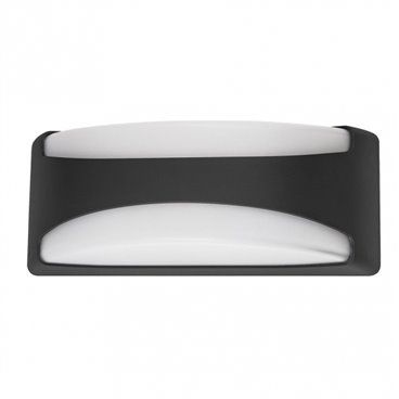 FAB 126661009 | Aplique Exterior Daikon 1xe27 Negro Ip65 Policarbonato  13,2x32x13 Cm