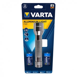 FAB LIN16628101421 | Linterna Led Varta 2xlr14 Incluidas Aluminio 18,2x4,2d