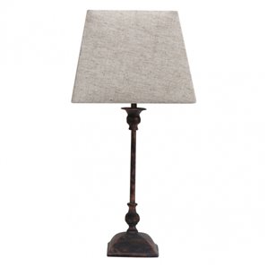 FAB 134671002 | Sobremesa Percasol 1xe27 Marron Rustico 52x25x25 Cm