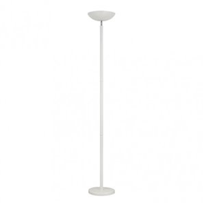 FAB 136142001 | Pé de sala de estar Luyten 2xe27 branco fosco 180x27x27 cm