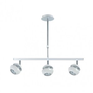 FAB 142053001 | Colgante Beethoven Blanco/plata 3xgu10