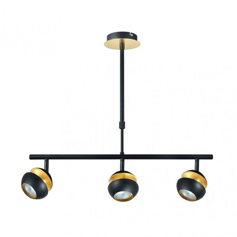 FAB 142053009 | Colgante Beethoven Negro/oro 3xgu10