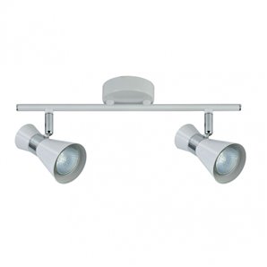 FAB 142392001 | Regleta Maximo 2xgu10 Blanco/cromo 15x36,5x8,5 Cm