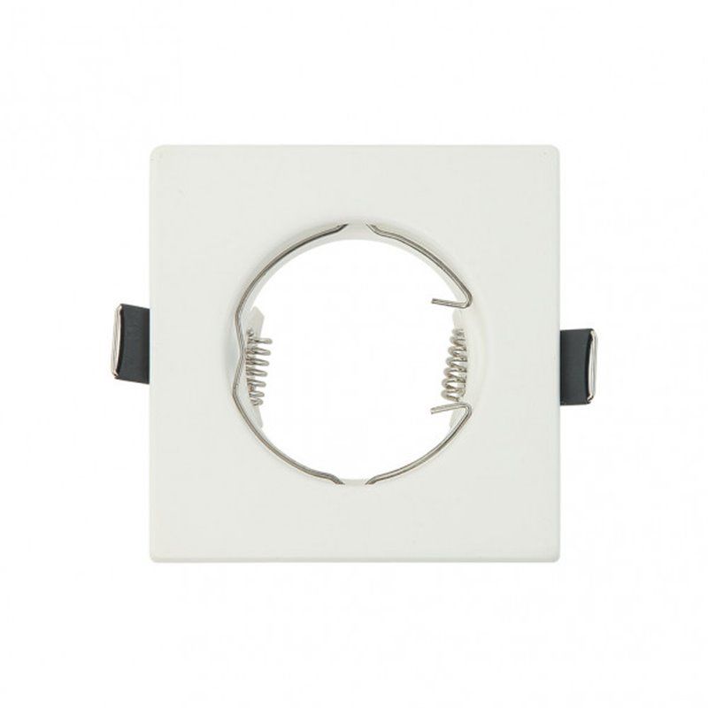 FAB14428FC01 | Encastrada Magura 1xgu10 Quadrado Branco 2,5x8,2x8,2 Cm Corte 7 Porta-lâmpadas Incluídos