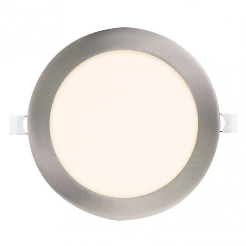 FAB 146892403 | Obsidian Downlight 24w 4000k Níquel Redondo 2040lm 2,5x30x30 Cm Corte 27,5 Cm