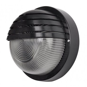 FAB 148261009 | Aplique Exterior Canopus 1xe27 Policarbonato Negro 9,5x18,5x18,5 Cm  Ip44