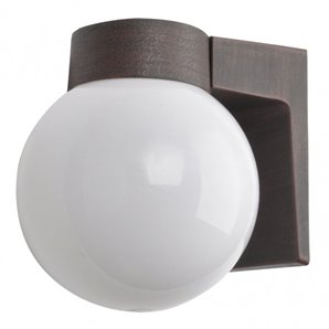FAB 148561002 | Aplique Exterior Aluminio Procyon 1xe27 Marron 18x18x15 Cm Ip44