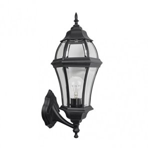 FAB 149661009 | Aplique Exterior Aluminio Becrux 1xe27 Negro Ip44 59,5x25x26 Cm