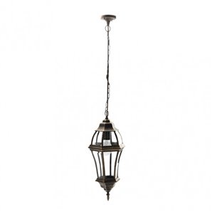 FAB 149691016 | Colgante Exterior Aluminio Becrux 1xe27 Neg/oro Regx24x24 Cm Ip44