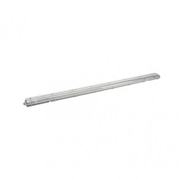 FAB 150492150 | Pantalla Estanca 150cm Lines  Para Led 2xt8 Ip54 Gris/transparente 157x11,5x6 Cm