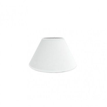 FAB 157322501 | Pantalla Clara E27 Blanca 25dx11dx16h Conica Cerrada