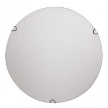 FAB 158284001 | Plafon Redondo Avis 3xe27 Blanco 40x40x7 Cm