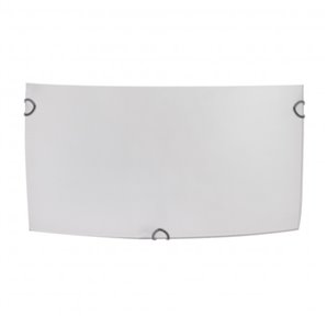 FAB 158361001 | Ayla Candeeiro de parede retangular 1xe27 Branco 25x12,5x7 cm