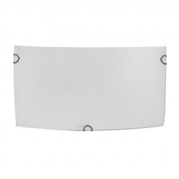 FAB 158361001 | Aplique Rectangular Ayla 1xe27 Blanco 25x12,5x7 Cm