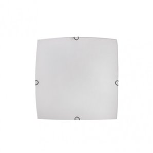 FAB 158382501 | Plafon Cuadrado Ayla 1xe27 Blanco 25x25x6 Cm