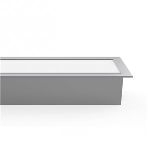 FAB LED228661 | Regleta De Empotrar 40w 3000k Linex Aluminio  3200lm 120x6,5x3,5 2