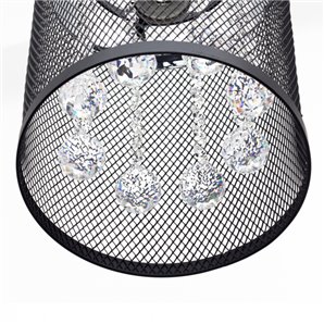 FAB 112650109 | Colgante Davy 1xe27 Negro/cromo Reg.x18d 2
