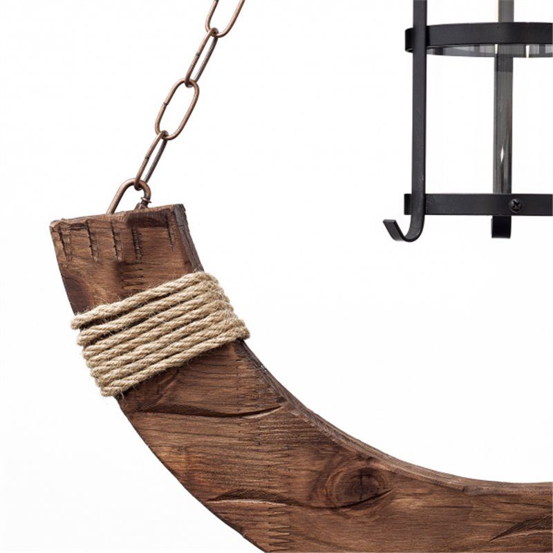 FAB 124491002 | Colgante Rustico Cortijo 1xe27 Marron