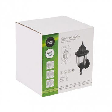 FAB 125961001 | Aplique Exterior Angelica 1xe27 Blanco Ip44 Policarbonato 36,2x16,6x20,5 Cm