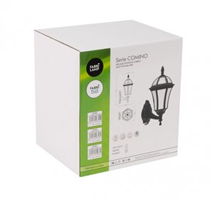 FAB 126161001 | Aplique Exterior Comino 1xe27 Blanco Ip44 Policarbonato 41,1x17x6x23,8 Cm 2