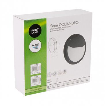 FAB 127461028 | Aplique Exterior Coliandro 2xe27 Grispolicarbonato  9,4x30d  Ip65