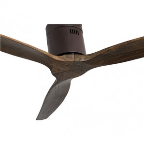 Ventilador de Teto DC Aguilon Marrom 3 Lâminas Carvalho Sem Luz 2