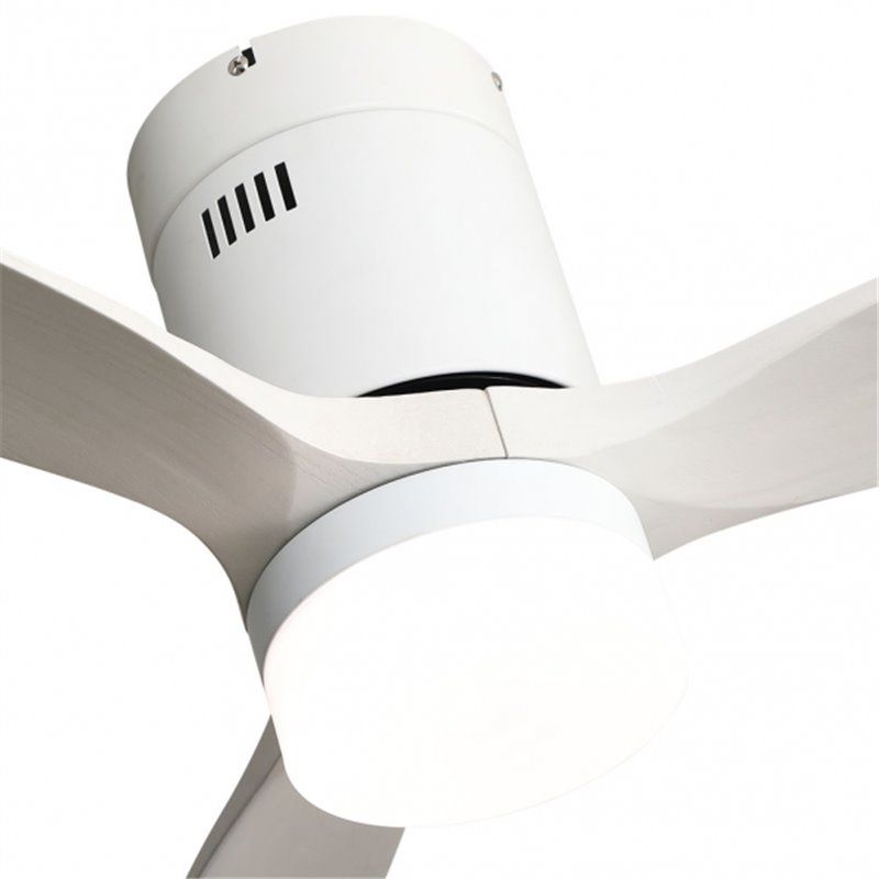 FAB 128291301 | Ventil 18w Dc Aguilon Blanco 3 Aspas Blancas 5 Velocidades C/remoto Temporizador 132 D