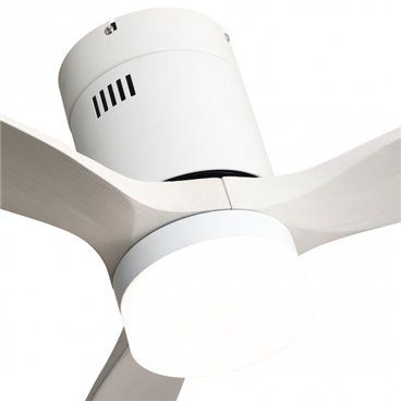 FAB 128291301 | Ventil 18w Dc Aguilon Blanco 3 Aspas Blancas 5 Velocidades C/remoto Temporizador 132 D