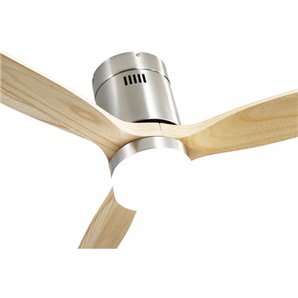 Ventilador de Teto DC 18W Níquel Aguilon 3 Lâminas Faia 2