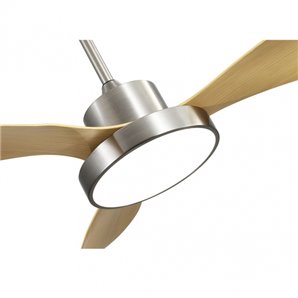 Ventilador de Teto DC Hayate 48W Níquel Faia 2