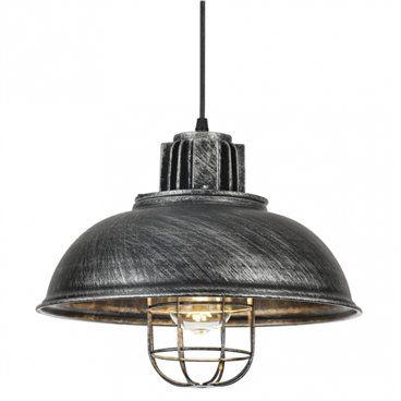 FAB 132191010 | Colgante Emu 1xe27 Rustico-plata Regx33x33 Cm