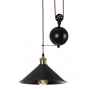 FAB 132691009 | Colgante Triguero 1xe27 Negro Regx29,5d