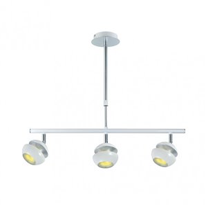 FAB 142053001 | Colgante Beethoven Blanco/plata 3xgu10 2