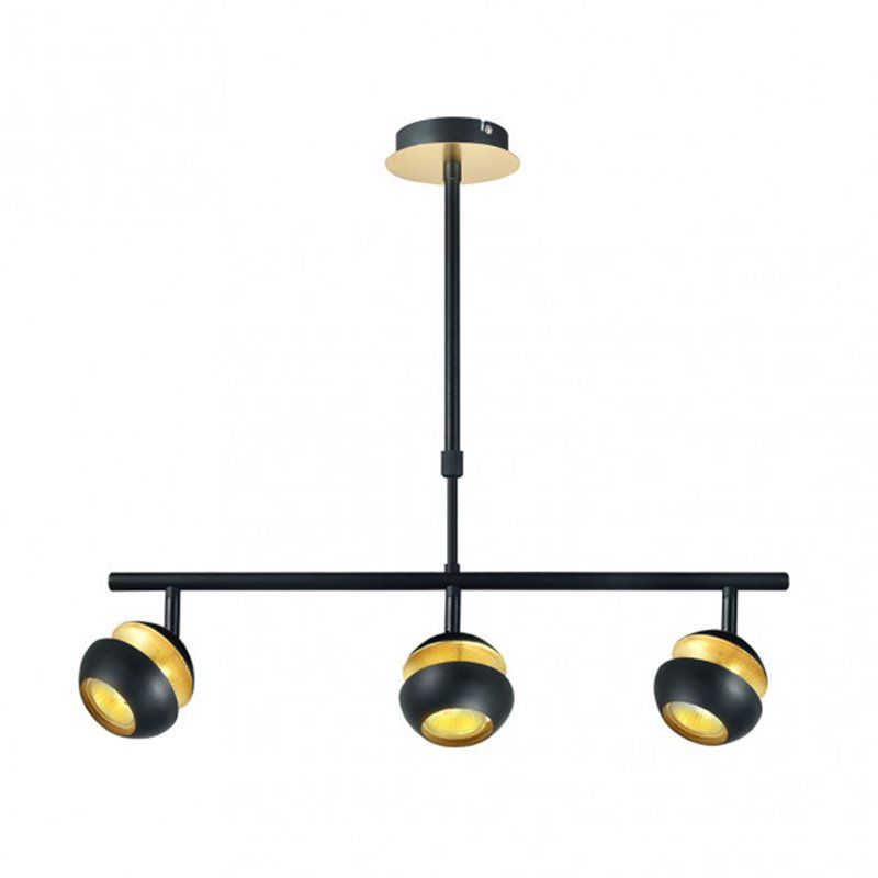 FAB 142053009 | Colgante Beethoven Negro/oro 3xgu10