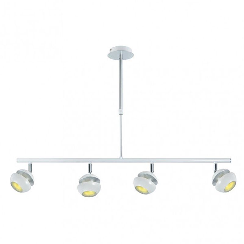 FAB 142054001 | Colgante Beethoven Blanco/plata 4xgu10
