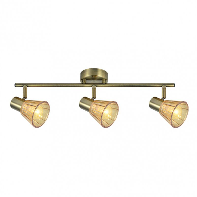 FAB 142193014 | Regleta Cooper 3xe14 Cuero 16x48,5x8,5 Cm