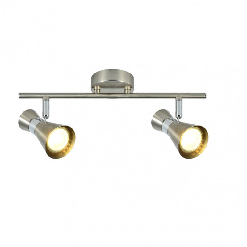 FAB 142392003 | Regleta Maximo 2xgu10 Niquel/cromo 15x36,5x8,5 Cm