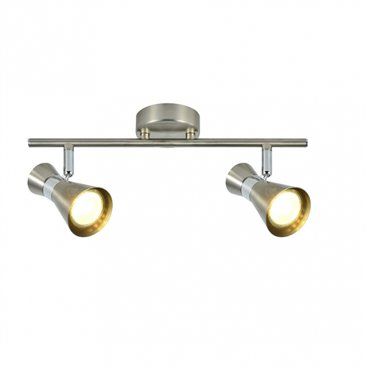 FAB 142392003 | Regleta Maximo 2xgu10 Niquel/cromo 15x36,5x8,5 Cm