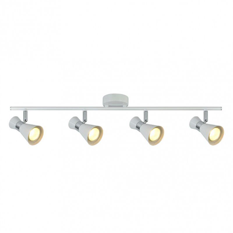 FAB 142394001 | Regleta Maximo 4xgu10 Blanco/cromo 15x69,5x8,5 Cm