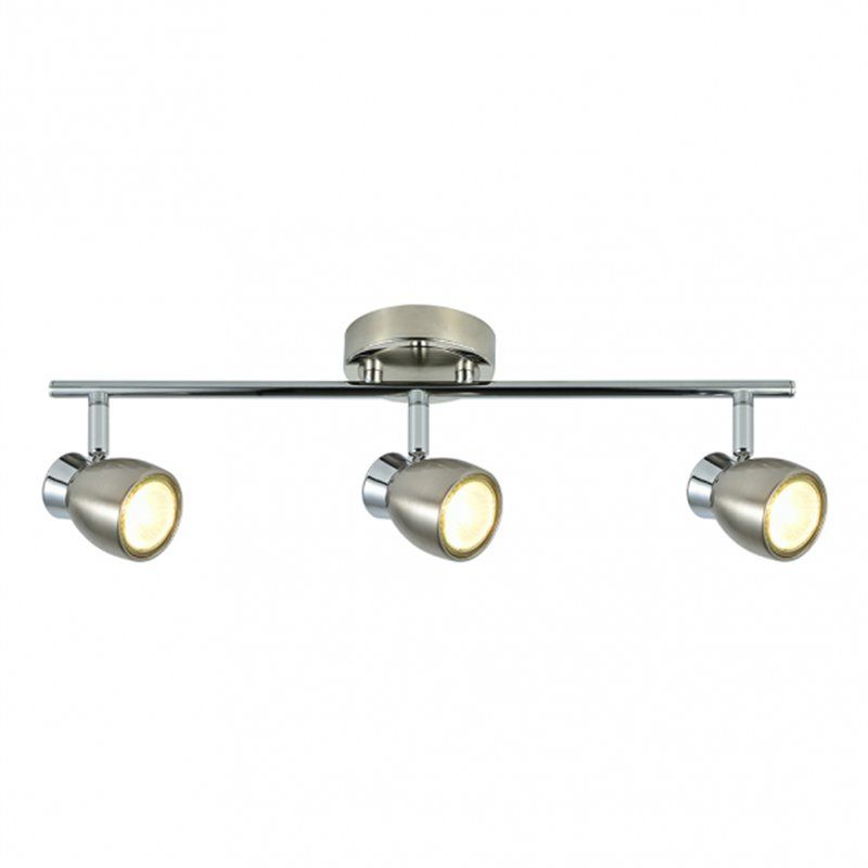 FAB 142493003 | Regleta Chacho 3xgu10 Niquel 14x48,5x10 Cm