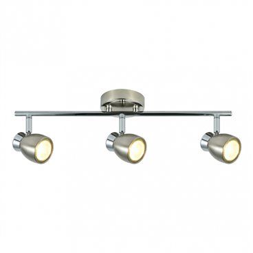 FAB 142493003 | Regleta Chacho 3xgu10 Niquel 14x48,5x10 Cm