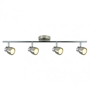 FAB 142494003 | Regleta Chacho 4xgu10 Niquel 14x69,5x10 Cm 2
