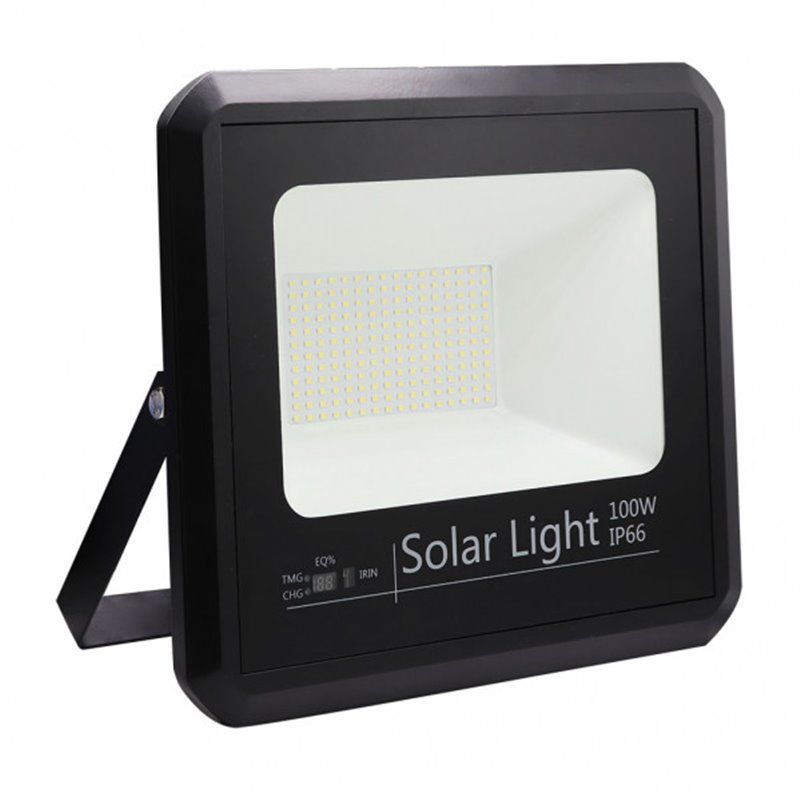 FAB 147281009 | Proyector Solar Malaquita 100w 6500k Negro 9000lm (28,5x32x8)(53x35x2)cm Mando Y Cable 5m